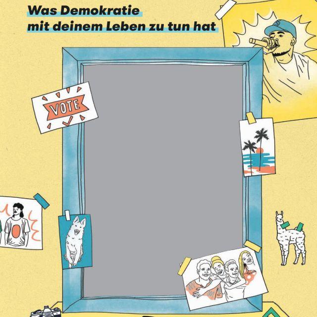 Cover Broschüre " Du entscheidest! - Was Demokratie mit deinem Leben zu tun hat"